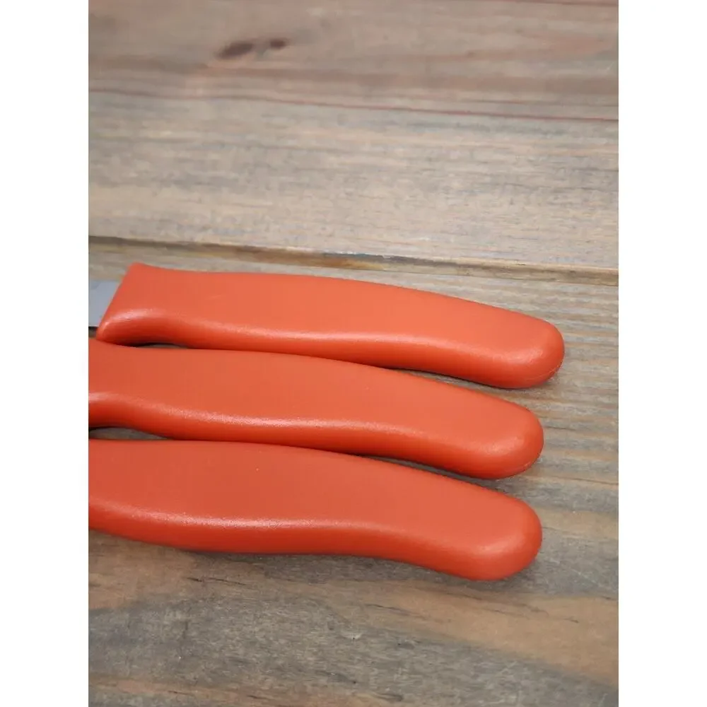 Paring Knife Lot of 3 Pampered Chef Kitchen Plastic Handle